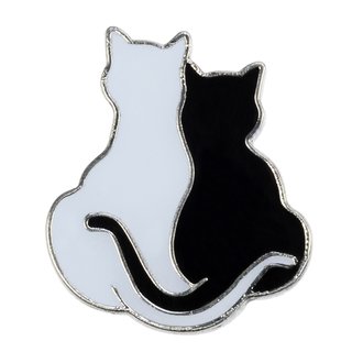 Pin Für dich auf Karte (zwei Katzen)