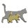 Pin Ansteckpin "Alles Gute" auf Karte (Katze mit Kitten)